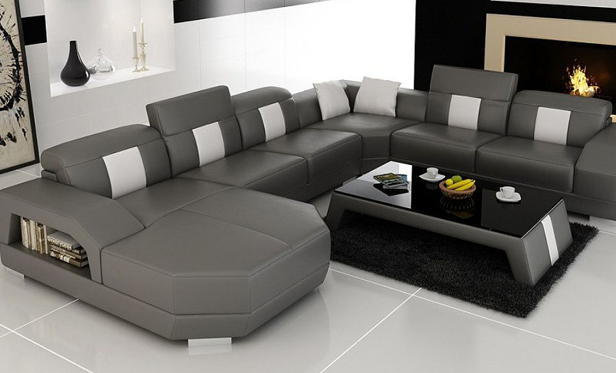 Inada Leather Sofa Lounge Set